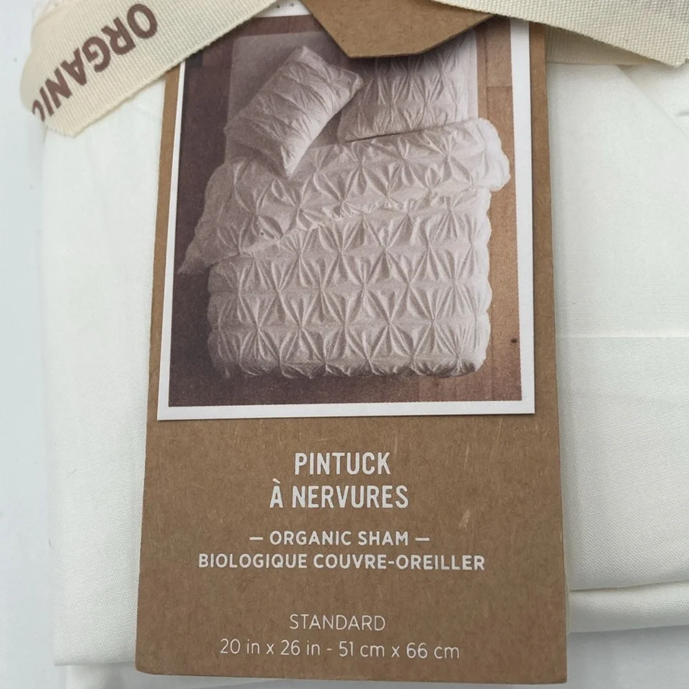 West Elm Pintuck Standard Sham